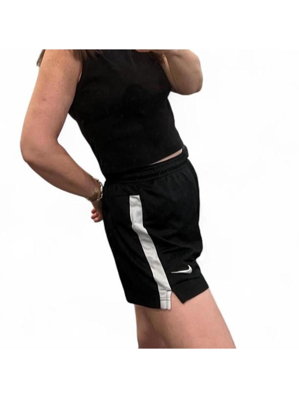 Nike Y2K Black White Mini Shorts Sporty Summer S